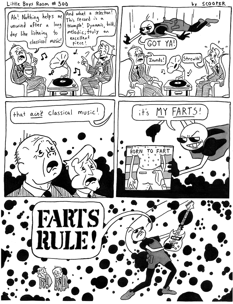 farts rule, mozart drools 